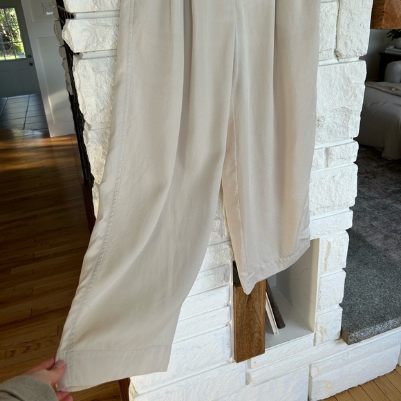 Club Monaco Elasticized Wide Leg Pant 100% Lyocell Size Small - Picture 8 of 15